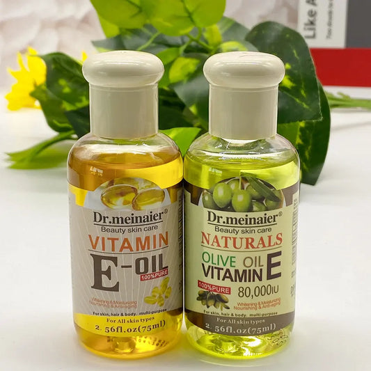 100% Pure Organic Vitamin E Oil Fast Absorb Skin Brightening Protection For Face & Body and Hair Essential Oil