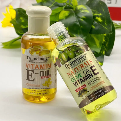 100% Pure Organic Vitamin E Oil Fast Absorb Skin Brightening Protection For Face & Body and Hair Essential Oil