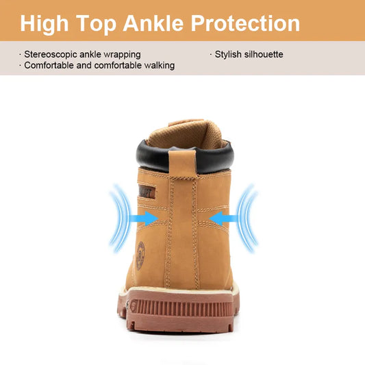 Hot sale industrial protective breathable work boots casual training shoes steel toe safety shoes for shop winter
