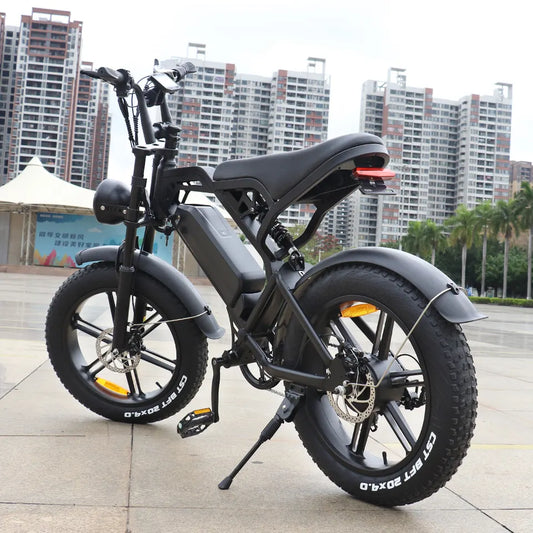 Electric Bike 1000w 20inch Fat Tire E-bike 250w Urban Electric Bicycle Steel EU USA Adult Fatbike 25km/h
