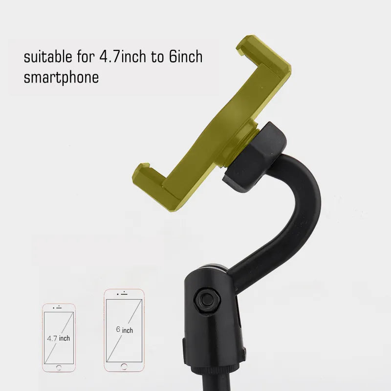 Cell Phone Stand Adjustable Height Angle Phone Holder Gooseneck Flexible Arm Universal Phone Stand for Desk