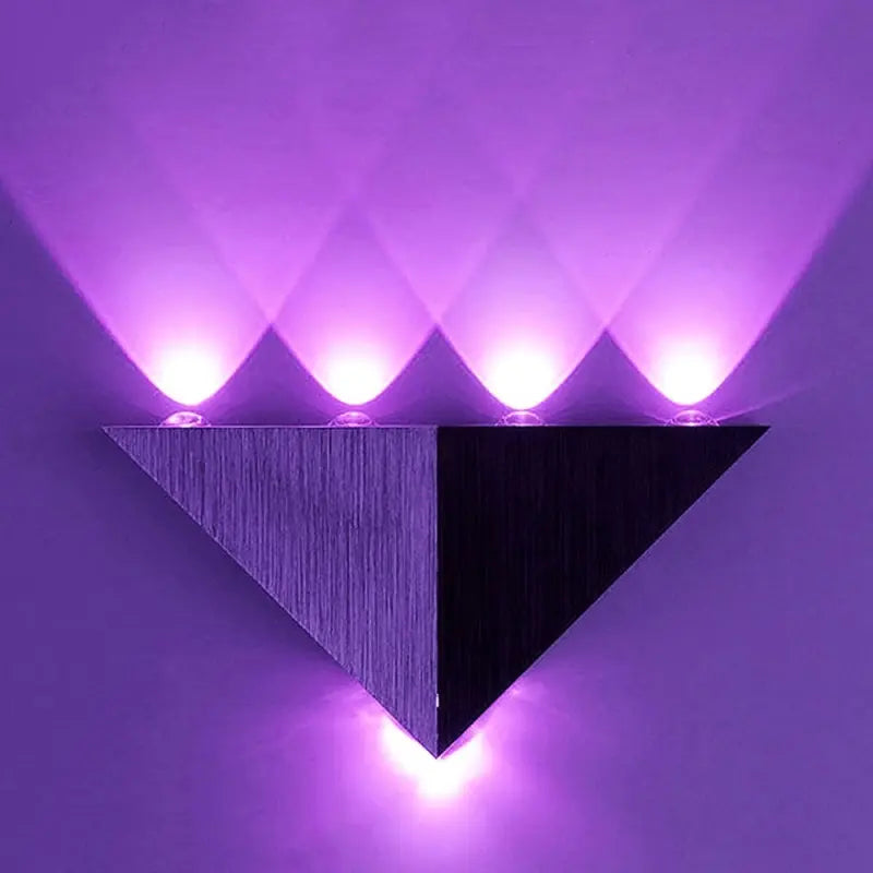 5W Triangle up and down wall lamp for bedroom stairs indoor sconce lighting 220V lighting up and down European style New Year