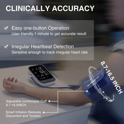 Hot Model BP Monitor Customization Big Screen Digital Blood Pressure Machine
