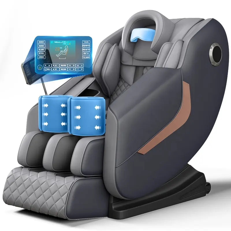 Luxury Shiatsu Zero Gravity Massager Chair SL Track 4D Body Massager Chair Touch Massage Chair