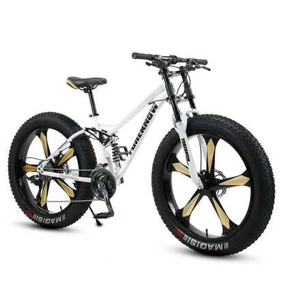 fashion 26 inch fat bike bicycle with 4.0 big tires for beach snow cycling for men and women